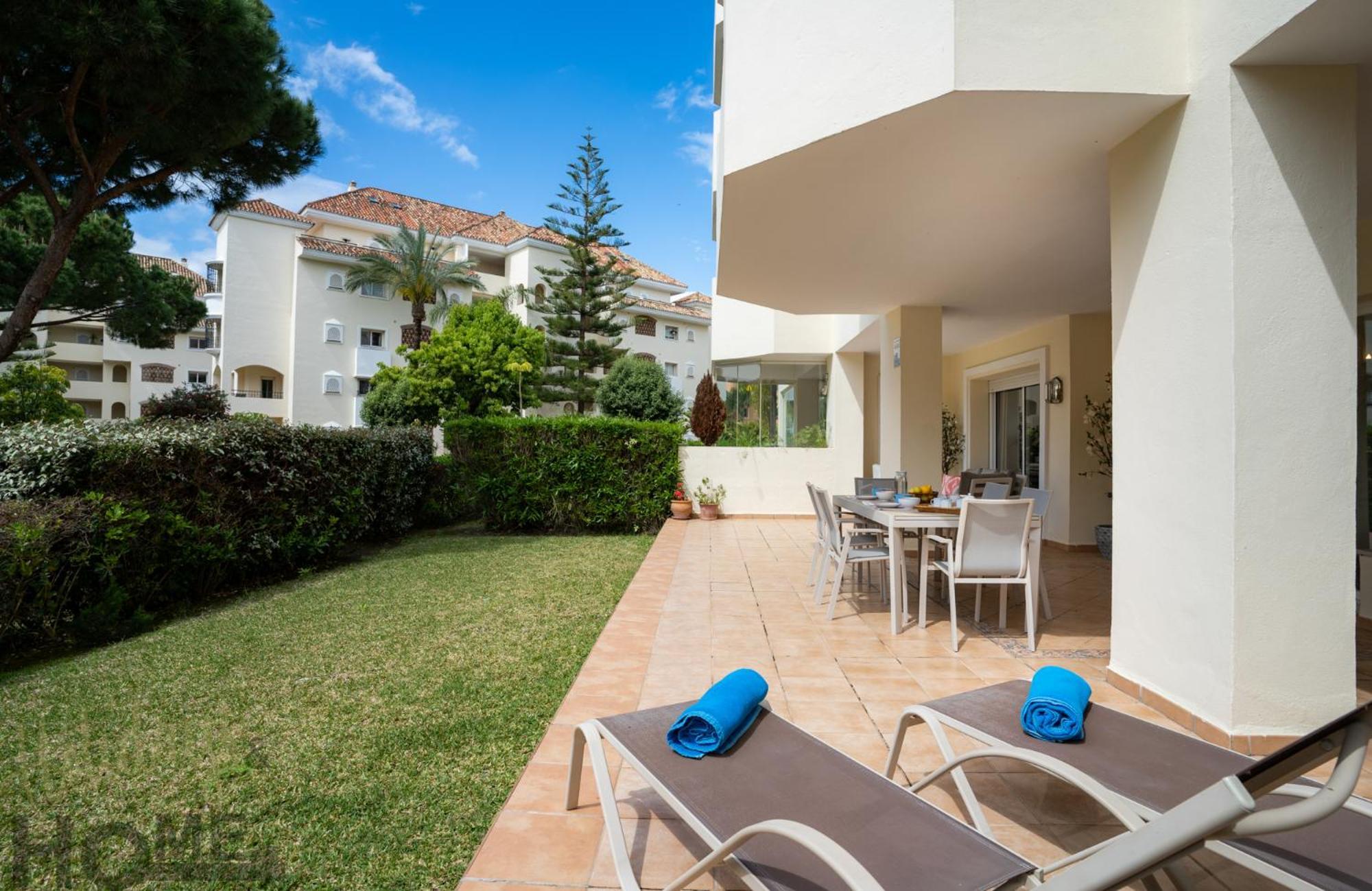Hacienda Playa Elviria 300 M Playa,Jardin , 2 Hab ,Marbella Apartment Ngoại thất bức ảnh